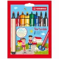 STABILO Fasermaler Trio Scribbi 1,5-2mm 8 Farben