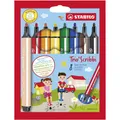 STABILO Trio Scribbi 8er Set Gefederter Dreikant-Filzstift 8 Farben