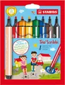 STABILO Fasermaler Trio Scribbi 8er Karton Etui