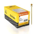 DMX - Tellerkopfschrauben 5x80 - Konstruktionsschrauben - Holzschrauben Set - Spanplattenschrauben - Schrauben set - 200 Stück - Flachkopfschrauben Holz - Torx Set - Holzbauschrauben
