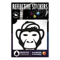 Reflective Berlin Reflexaufkleber Decals Monkey Schwarz (65482909)