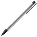 Lamy logo matt black Druckbleistift – zeitloser Minenbleistift mit hoher Funktionalität & Gehäuse aus robustem Edelstahl – Bleistift mit Feinstrichmine M 40 in Strichbreite 0,7 mm