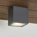 Lucande Würfelförmige LED-Außendeckenlampe Lampe Leuchte 5W 230V Tanea, IP54