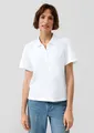 s.Oliver Kurzarmshirt Polo-Shirt Poloshirt aus Baumwoll-Piqué
