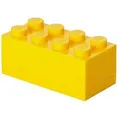 LEGO® Mini Box 8 Gelb Lunchbox Snackbox Aufbewahrungsbox mit 8 Noppen Baustein