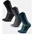 LONG DISTANCE RUNNING CREW SOCKEN - 3-Pack - Schwarz | Grau | Marine - 43-47