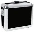 ROADINGER Plattenspieler-Case Tour ALU schwarz | Flightcase für einen Plattenspieler (bis 450 mm Breite)