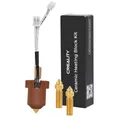 Creality Ender 3 V3 KE Keramik Hotend Kit, 300°C Hochtemperatur-Widerstand Ganzmetall-Heizblock-Kit Hohe Wärmeleitfähigkeit, 3D-Drucker-Extruder Hot End Ersatz mit 2PCS 0,4mm Düsen
