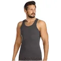 Comte Unterhemd (Set, 2-St) Herren 2er Pack Unterhemd Shirt ärmellos Tank Top Achselhemd Feinripp beige|grau 6 (L)