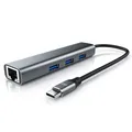 Primewire USB HUB mit Ethernet, 3xUSB3.2 gen2 A Ports, 1x RJ45 Ethernet