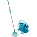 Leifheit CLEAN Twist Disc Mop Ergo 2.0 Set mit Rollwagen