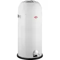 WESCO Tretabfalleimer 180731-01 KICKMASTER MAXI in Weiß mit 40 Liter Volumen / Abfallsammler / Mülleimer - Weiß