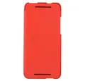HTC Handytasche Original Flip Case Handyhülle für HTC One Mini Rot HCV851 (Flip Cover)