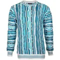 Cascallo Strickpullover Marco - Gestrickter Luxus Designer Rundhals-Pullover Regular Fit (1-tlg) 3d Optik XL