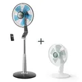 Rowenta DE Rowenta Spar-Set: Standventilator Turbo Silence Extreme Und Tischventilator Turbo Silence Extreme DERW_1830008650-1830009365