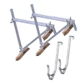 Set 2x Müba Dachdeckerstuhl Besengerüst mit 2x Dachhaken für Dachgerüst Dachbock