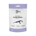 The Humble Co. Zahnsticks Flosspicks Minze mit Aktivkohle