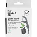Humble Floss Picks 2-in-1, 50 Stück, Aktivkohle Minze