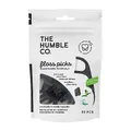 The Humble Co. Pflanzliche Zahnseidesticks | Aktivkohle | Umweltfreundlich, Vegan, Zuckerfrei, von Zahnärzten empfohlen - Entfernt Plaque und Verleiht ein Frisches Gefühl (1 x 50p)