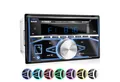XOMAX XM-2CDB622 Autoradio (FM, RDS, Bluetooth, 240 W, mit CD Player, Freisprecheinrichtung, LCD Display, USB, AUX, 2 DIN)