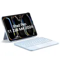 Inateck Hülle Tastatur für iPad Pro 11 M4 ACE Touch Ultraleichte Tastatur Nur