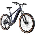 AGON Alpha E Bike Mountainbike Herren oder Damen 170-190 cm Pedelec 27,5 Zoll Hardtail MTB Trail mit Ananda Motor (Arctic fire Black, 48 cm)