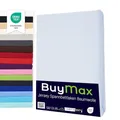 Buymax Spannbettlaken 120x200cm Doppelpack 100% Baumwolle Spannbetttuch Bettlaken Jersey, Matratzenhöhe bis 25 cm, Farbe Weiß