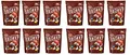 12x M&M'S Chocolate Konfetti mit Schokolade Beutel mit 200g Pralinen