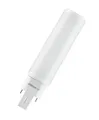 Osram DULUX D 13 LED-Lampe für G24d-1 Sockel, 6 Watt, 600Lumen, Warmweiß (3000K), rotierbar, Ersatz für herkömmliches 13W-Dulux Leuchtmittel, Weiß