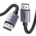 Kabel DisplayPort 1.4 8K/60Hz mit geflochtenes 3m Ugreen Videokabel Schwarz-grau