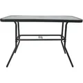 Glas Gartentisch Esstisch 110x55