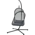 YOBAYA Hängesessel Calm Blue Stahl,Textilbezug