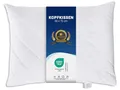 ZOLLNER Komfortables Kopfkissen - 50x70 cm - mit Reißverschluss – Individuell anpassbare Füllung aus Synthetikfasern - bis 95°C waschbar - Bezug aus Baumwollmischung - Hotelqualität