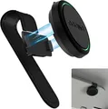 Magnetischer Sonnenblendenclip aus Metall & Leder, stabil & einfach montierbar