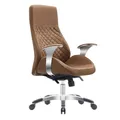 Design-Bürostuhl Bologna - Luxus fürs Office - Cognac
