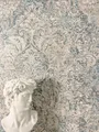 NEWROOM Tapete Grau Vliestapete Ornamente - Barocktapete Vintage Beige Glitzer Glitzer Mustertapete Klassisch Prunkvoll Antik inkl. Tapezier-Ratgeber