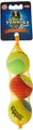 Nobby Tennisball mit Squeaker Sortiert XS 4.5 cm; 3er Netz