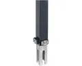 Zaunerhöhungs-Set 800 mm für Eckpfosten 60x60 mm anthrazit