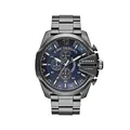 Diesel Herrenuhr Mega Chief, Chronographenwerk, 51 mm GunmetalEdelstahlgehäuse mit Edelstahlarmband, DZ4329