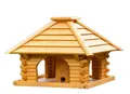 DSH DEKO SHOP HANNUSCH Vogelhaus massives Futterhaus/Vogelhaus +++imprägniert+++ V20