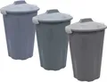 Universal Maxitonne aus Kunststoff - 40 Liter - Allzweck Tonne mit Deckel farblich sortiert