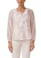 s.Oliver Luftige Lyocell-Bluse mit Volants