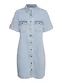 VERO MODA Vmjennie Ss Short Denim Dress Mix Noos