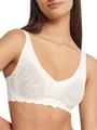 Sloggi Damen Sloggi Zero Feel Bliss Soft Bra, Silk White, XL Große Größen