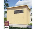 Gartenhaus Bertilo Fineline Rhombusprofil Modern 4 335 x 231 cm natur