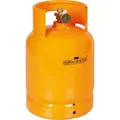 LPG-Gasflasche, vertikaler Gashahnauslass, Anschluss W20 x 1/14" links, Außengew. - 3 Kg (7 L)