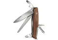 Victorinox Schweizer Messer Taschenmesser Victorinox Ranger Wood 55 - Schweizer Taschenmesser mit Holzgriff, 9