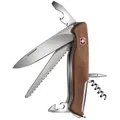 Victorinox Ranger Wood 55 - Schweizer Taschenmesser Nussbaum Holzgriff 10 Tools