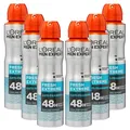 6x 150ml Loreal Men Expert 48h Fresh Extreme Deo Spray Dry Anti Transpirant