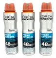 ✅Loreal Men Expert Fresh Extreme Anti Transpirant Deo Spray 48h Schutz 3x 150ml✅